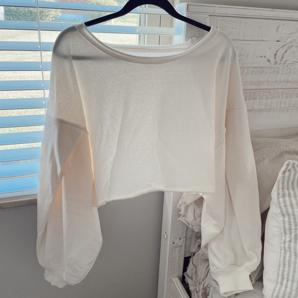 cropped free people movement pullover - Picture 1 of 2